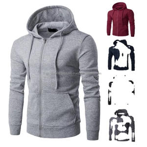 Vêtement de rue en gros, design personnalisé, impression personnalisée, coupe et couture, sweat à capuche multi-couleurs avec fermeture éclair - Product Image 6