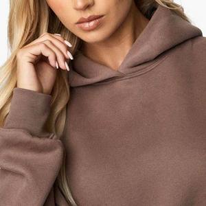 Conjuntos Deportivos Casuales con Capucha para Mujer, Ligeros, de Talla Grande, Lisos, con Cintura Elástica, Ropa de Calle, Venta al por Mayor, Marca Privada - Product Image 3