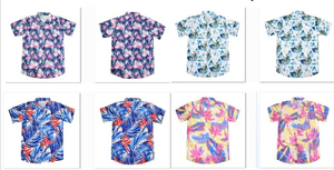 เสื้อพิมพ์ลายฮาวายแขนสั้นลำลองสไตล์สตรีทแวร์สำหรับผู้ชายและผู้หญิงขายส่งสำหรับชายหาดฤดูร้อน - Product Image 3