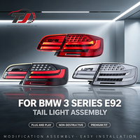 Livraison rapide pour accessoires BMW Série 3 E92, nouveaux feux arrière à lentille rouge pour BMW E92 335i M3 2006-2013, tension 12V