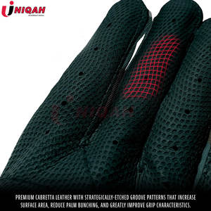 Gants de frappeur de baseball en cuir de haute qualité Performance et confort optimaux avec manchette longue et conception de logo personnalisé - Product Image 2