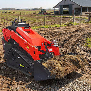 Promotion : Chargeuse compacte sur chenilles multifonctionnelle puissante à moteur diesel pour travaux agricoles et aménagement paysager, avec accessoires - Product Image 4