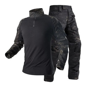 Ensemble tactique de camouflage pour hommes et femmes, imperméable, respirant, pour la chasse, vêtements de travail - Product Image 4
