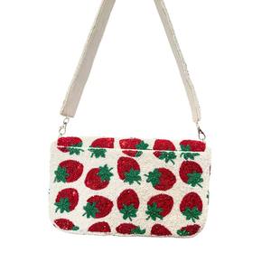 Multicolor Beaded <b>Bag</b> with Handle, Handheld <b>Bag</b>, Casual Hand <b>Bag</b>, Indian Handicraft, Handmade, <b>Baguette</b> <b>bag</b>, - Product Image 5