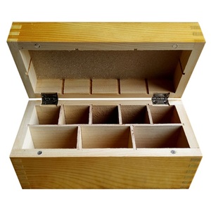 Boîte en bois 8 compartiments Outils de fabrication de bijoux - Product Image 1