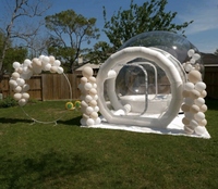Tente à bulles gonflable en PVC de haute qualité et durable, décoration d'ambiance romantique de fête de pelouse extérieure