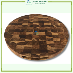 Planche à découper durable en bloc de boucher en bois de teck haut de gamme pour une utilisation en cuisine - Product Image 6