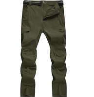 Yan Cepli Erkek Kargo Pantolonu, Erkekler İçin Regular Fit Günlük Pantolon, Nefes Alabilen