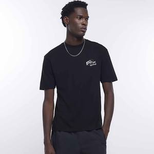 Camisetas de algodón peinado negro - Product Image 1