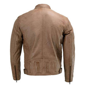 Veste en cuir véritable pour homme élégante à manches longues Dernier design Haute qualité Meilleur style populaire Nouvel état - Product Image 2