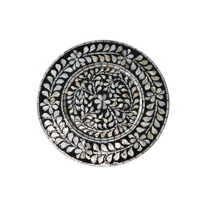 Assiette de présentation ronde en bois et nacre, taille personnalisée, sous assiette de présentation, pour les meilleures ventes - Product Image 3