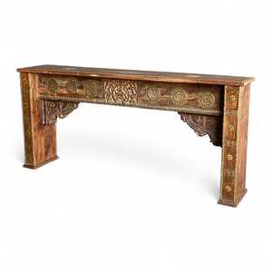COSNOLE Handmade <b>Rustic</b> Style Brass FTD <b>Table</b> Living Room Furniture - Product Image 1