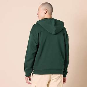 Sweats à capuche pour hommes surdimensionnés les plus vendus nouveau design avec fermeture éclair complète fabriqué au Pakistan bas quantité minimale de commande vente en gros sérigraphie techniques de bouffée - Product Image 4
