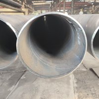 Tube en acier SSAW à grand diamètre, tube en carbone spiralé 800mm 1000mm, soudé, standard, pour l'alimentation en eau, le forage pétrolier et les travaux de pieutage de fluides
