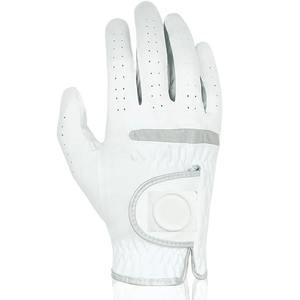 Gants de golf pour hommes, main gauche/droite, doux, respirants, en peau de mouton pure, avec granules antidérapantes et fermeture auto-agrippante, pour usage sportif - Product Image 6