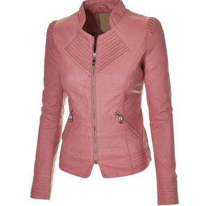 แจ็กเก็ตหนังแท้คุณภาพสูง: แฟชั่นแบบคลาสสิกมีความทนทานที่เป็นอมตะมีสไตล์หรูหราแฟชั่นเคลือบเงา - Product Image 3