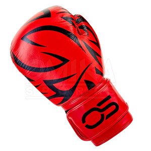 ถุงมือชกมวยหนังสำหรับผู้ใหญ่น้ำหนักเบาดีไซน์ตามสั่งขนาด8ออนซ์12ออนซ์สำหรับศิลปะการต่อสู้ - Product Image 6