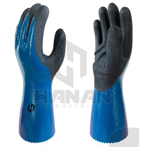 Gants en latex résistants à l'huile acide et aux produits chimiques de haute qualité Gants de sécurité pour l'industrie domestique et le travail - Product Image 1