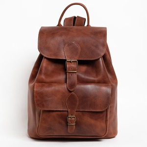 Bolso grande unisex de fin de semana, mochila de cuero de grano completo con estilo vintage y patrón de caramelo a la moda, cuero genuino para hombres - Product Image 4