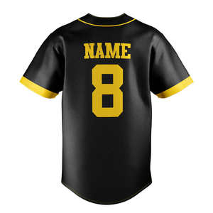 Ensemble uniforme de baseball pour hommes tendance aux États-Unis, maillot à boutons et pantalon, design personnalisé, respirant, uniforme de softball 2026 - Product Image 2