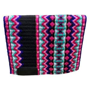 Couverture de selle de cheval en laine épaisse de taille professionnelle 34x42 avec doublure professionnelle pour les spectacles occidentaux - Product Image 6