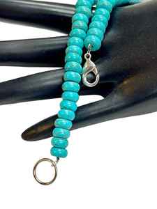 Collier ras du cou en cristal de perles Sodalite 8mm fait main bijoux artisanaux en pierre Sodalite naturelle - Product Image 2