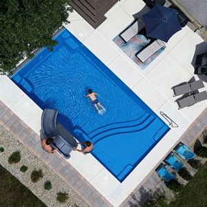 Piscina de fibra de vidrio de lujo de 12 m para exteriores, piscina de bronceado, spa, carcasa de piscina de fibra de vidrio al por mayor - Product Image 5