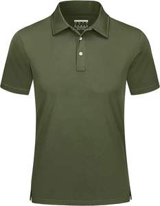 Camiseta Polo Personalizada de Color Sólido para Hombre, Cómoda y Suave, de Jersey de Algodón Transpirable, Ropa Casual de Verano, Camisetas Polo para Hombre - Product Image 2