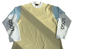 เสื้อยืดผู้ชายแขนสั้นผ้าฝ้าย100% ระบายอากาศได้ดีเสื้อยืดธรรมดาทรงพอดีตัวขนาดพิเศษโลโก้ตามสั่ง - Product Image 5