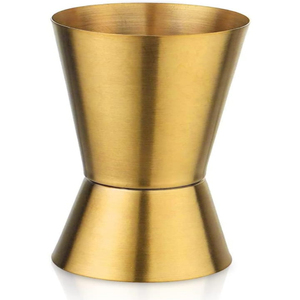 Dual-Sided 30/60ml Stainless Steel PVD Gold Peg <b>Measurer</b> Non-Toxic Anti-Tarnish Cocktail Jigger <b>Drink</b> <b>Measuring</b> Cup Tool Bar - Product Image 5