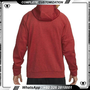 Sweats à capuche surdimensionnés avec fermeture éclair pour hommes streetwear de haute qualité personnalisé vierge surdimensionné pull à capuche avec impression d'épaules tombantes pull à capuche pour hommes - Product Image 2