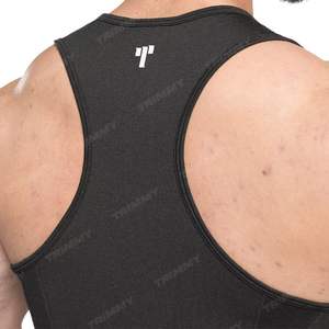 Venta al por mayor con logotipo personalizado Spandex Running Singlet Muscle Athletic Shirts sin mangas Fitness Wear Workout Men Gym Tank Top para hombres - Product Image 6