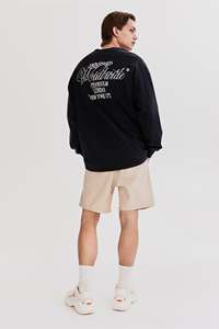 Short pour homme de qualité supérieure 100% coton beige clair élastique cordon de serrage à la taille poches latérales diagonales @ prix de gros - Product Image 4