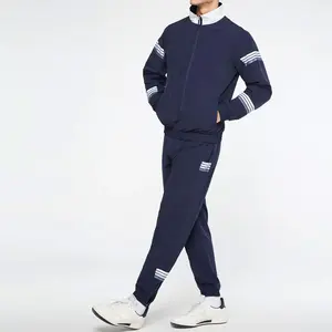 Personalizado de algodón Jogging ropa deportiva gimnasio chándal y pantalones cortos de 2 piezas chándal hombres camiseta conjunto Oem - Product Image 3