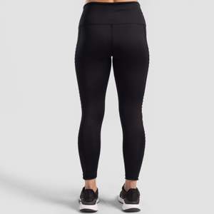 SupremeFlix High Waisted <b>Leggings</b> (Black) XXL Size Breathable Spandex/Nylon Material Custom Logo <b>Shaping</b> Plus Size Features - Product Image 2