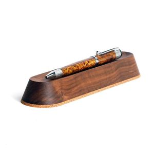 CLIQUEZ À LA MAIN BAMBOU Ensemble de stylos cadeau de luxe de haute qualité Personnaliser Logo gravé Stylo en bois avec boîte en bois - Product Image 6