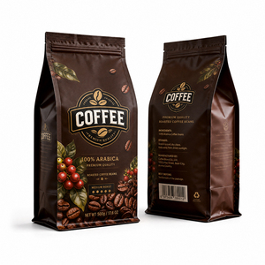 Bolsa de Plástico Personalizada con Cierre Hermético, Grado Alimenticio, a Prueba de Olores, para Café - Product Image 6