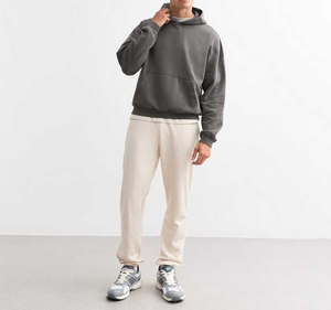 Sweat à capuche pour hommes en coton avec logo personnalisé en gros pulls unisexes à capuche pour hommes en polaire vierge - Product Image 3