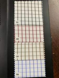 58 pouces Poly Cotton Shirting Fabric Corporate Check Design | Fournisseur de tissu de chemise de vêtement d'Inde - Product Image 3