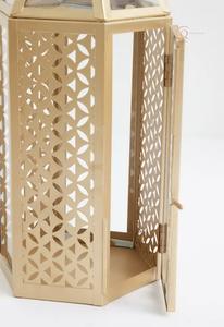 Portavelas Decorativo de Metal de Primera Calidad para Decoración del Hogar en Ramadán |   Impermeable, duradero y portátil |   Agrega Encanto y Sofisticación - Product Image 3