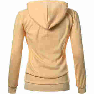 Sudadera con Bloques de Color Personalizados para Mujer, Sudadera de Calle, Algodón Grueso, Sudadera con Media Cremallera, Sudadera con Capucha para Mujer - Product Image 3