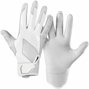 Offre Spéciale professionnel tendance Style anti-dérapant respirant en cuir pratique et allumettes porter Logo personnalisé gants de Baseball hommes - Product Image 1