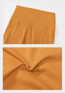 High Waist Yellow Yoga <b>Leggings</b> Seamless <b>Women</b> Fitness Pants Butt Lifting <b>Compression</b> Gym Training Activewear - Product Image 5