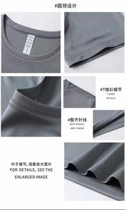 Camiseta deportiva de secado rápido Impresión personalizada Diseño de personalidad Camiseta de poliéster de cuello redondo para exteriores Patrón de logotipo de equipo bordado - Product Image 5