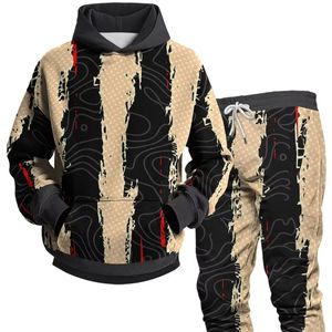 Ensembles de survêtement pour hommes, sweat à capuche et pantalon pour femmes, couleur unie, pull à capuche + pantalon, ensembles de vêtements de sport décontractés pour hommes - Product Image 1