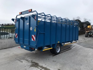 Nouvelles remorques de bétail BRIDGEWAY 18FT & 16FT lumières LED remorque semi-boîte en acier - Product Image 5