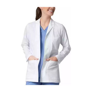 Delantal Tejido Único y Sostenible de Alta Calidad, Personalizado, Unisex, para Personal de Hospital y Médicos, Impresión Digital, Venta al por Mayor, Fusión sin Costuras - Product Image 5