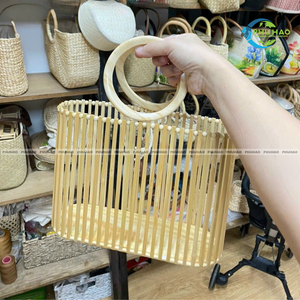 กระเป๋าถือผักตบชวาหรูหราพรีเมี่ยมพร้อมโบว์ซาตินสำหรับผู้หญิงเหมาะสำหรับชายหาดท่องเที่ยวและการใช้งานทั่วไป - Product Image 2