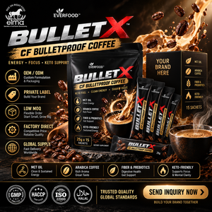Café Instantáneo Amargo para Dieta Keto con MCT y L-Carnitina, Bajo en Azúcar, Premezcla Energética, Marca Privada, Malasia - Product Image 1