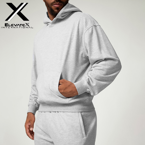 Sweat-shirt à capuche thermique 100% coton multicolore avec logo personnalisé de haute qualité pour hommes - Product Image 3